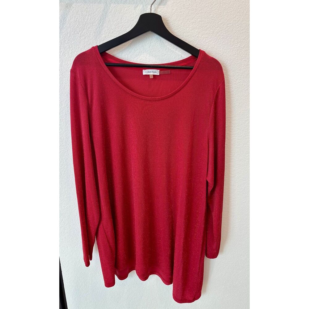 Calvin Klein Womens 2XL Blouse